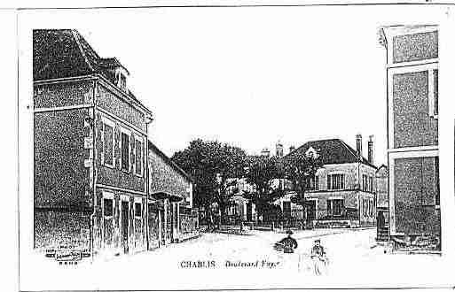 Ville de CHABLIS Carte postale ancienne
