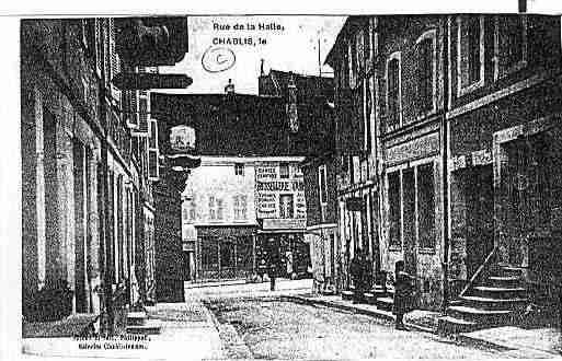 Ville de CHABLIS Carte postale ancienne