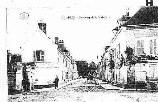 Ville de CHABLIS Carte postale ancienne