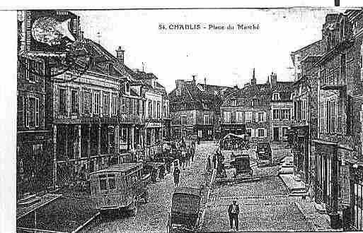 Ville de CHABLIS Carte postale ancienne