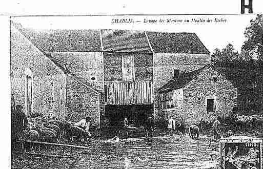 Ville de CHABLIS Carte postale ancienne