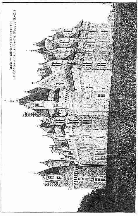 Ville de CHALUS Carte postale ancienne  Ville de CHALUS Carte postale ancienne