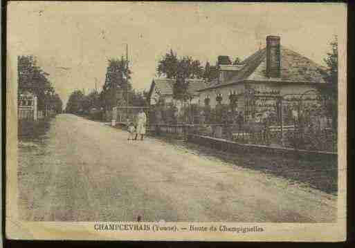 Ville de CHAMPCEVRAIS Carte postale ancienne