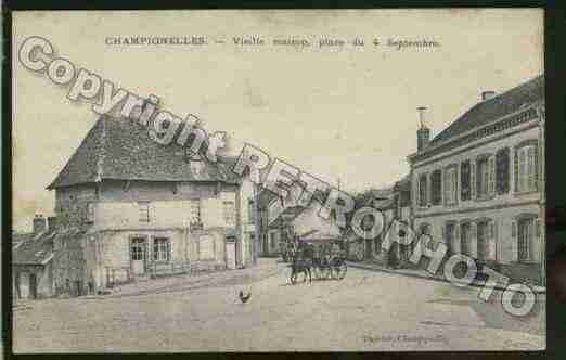 Ville de CHAMPIGNELLES Carte postale ancienne