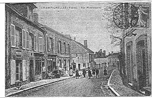 Ville de CHAMPIGNELLES Carte postale ancienne