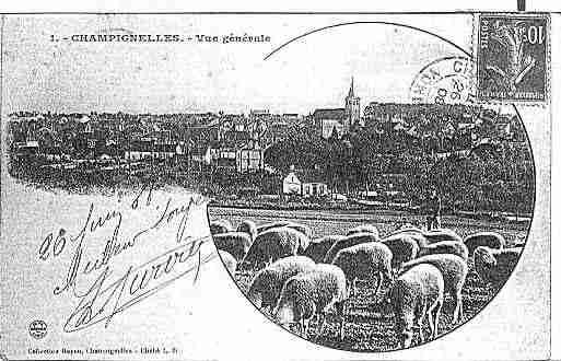 Ville de CHAMPIGNELLES Carte postale ancienne