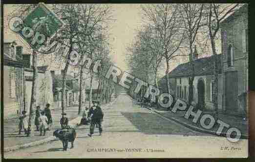 Ville de CHAMPIGNY Carte postale ancienne