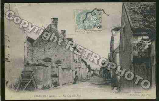 Ville de CHAMPSSURYONNE Carte postale ancienne