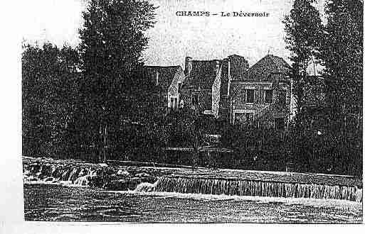 Ville de CHAMPSSURYONNE Carte postale ancienne