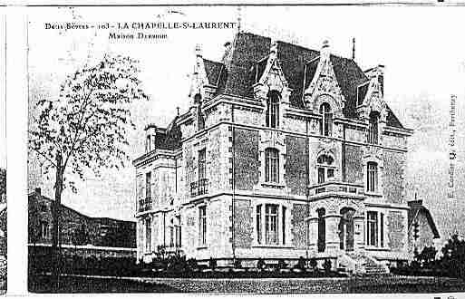 Ville de CHAPELLESAINTLAURENT(LA) Carte postale ancienne