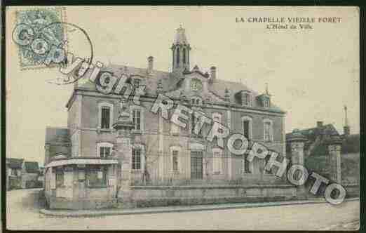 Ville de CHAPELLEVIEILLEFORET(LA) Carte postale ancienne