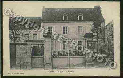 Ville de CHARENTENAY Carte postale ancienne