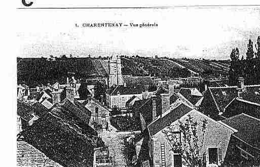 Ville de CHARENTENAY Carte postale ancienne