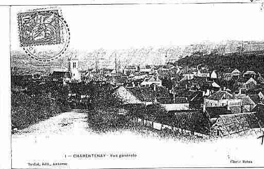 Ville de CHARENTENAY Carte postale ancienne