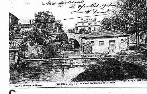 Ville de CHARMES Carte postale ancienne