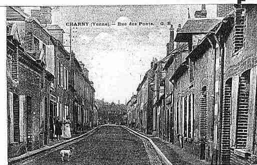 Ville de CHARNY Carte postale ancienne