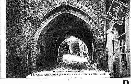 Ville de CHARROUX Carte postale ancienne Ville de CHARROUX Carte postale ancienne