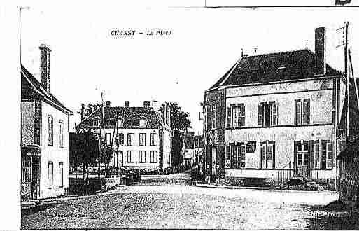 Ville de CHASSY Carte postale ancienne