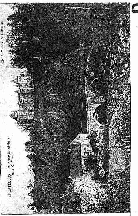 Ville de CHASTELLUX Carte postale ancienne