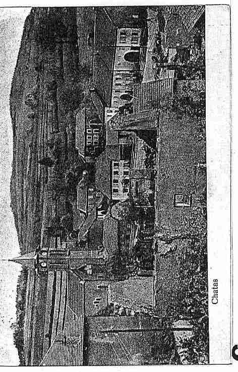 Ville de CHATAS Carte postale ancienne