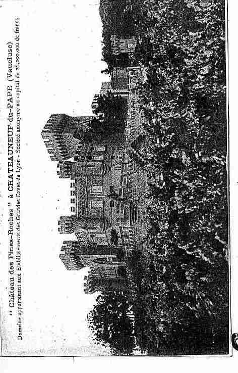 Ville de CHATEAUNEUFDUPAPE Carte postale ancienne