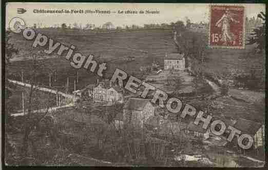 Ville de CHATEAUNEUFLAFORET Carte postale ancienne