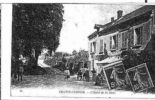 Ville de CHATELCENSOIR Carte postale ancienne