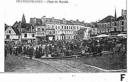 Ville de CHATELLERAULT Carte postale ancienne