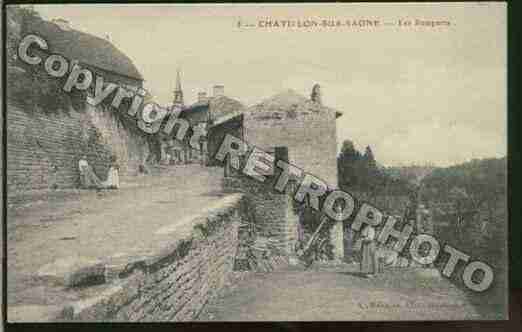 Ville de CHATILLON Carte postale ancienne