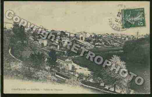 Ville de CHATILLON Carte postale ancienne