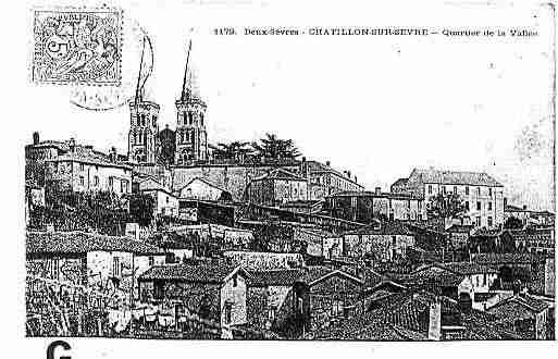 Ville de CHATILLONSURSEVRE Carte postale ancienne