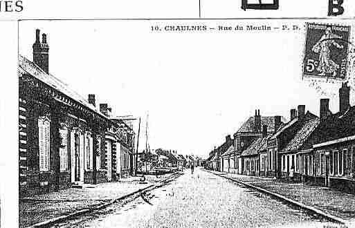 Ville de CHAULNES Carte postale ancienne