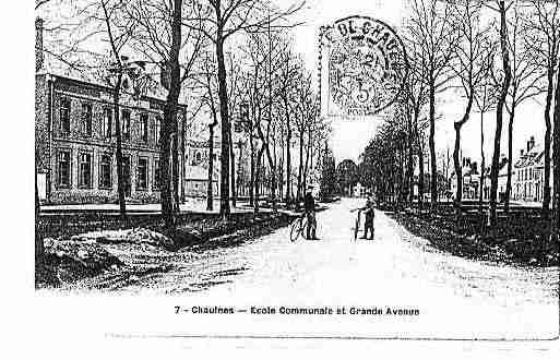 Ville de CHAULNES Carte postale ancienne