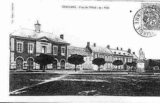 Ville de CHAULNES Carte postale ancienne