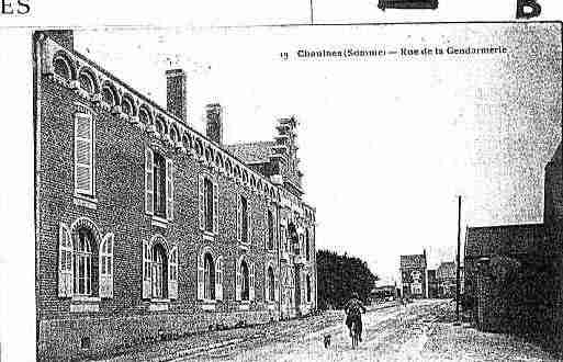Ville de CHAULNES Carte postale ancienne