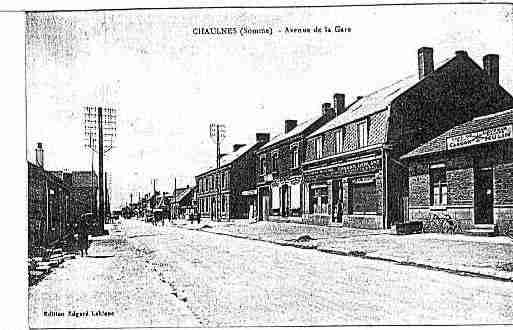 Ville de CHAULNES Carte postale ancienne