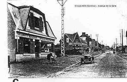 Ville de CHAULNES Carte postale ancienne