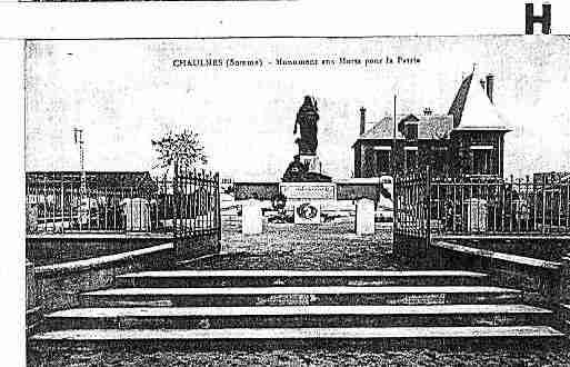 Ville de CHAULNES Carte postale ancienne