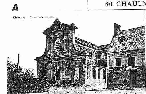 Ville de CHAULNES Carte postale ancienne