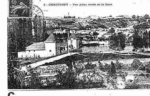 Ville de CHAUVIGNY Carte postale ancienne