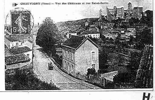 Ville de CHAUVIGNY Carte postale ancienne