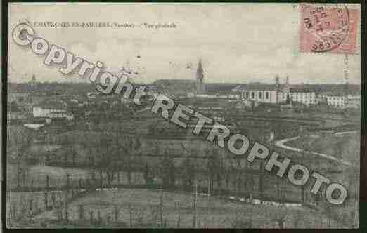 Ville de CHAVAGNESENPAILLERS Carte postale ancienne