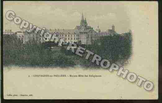 Ville de CHAVAGNESENPAILLERS Carte postale ancienne