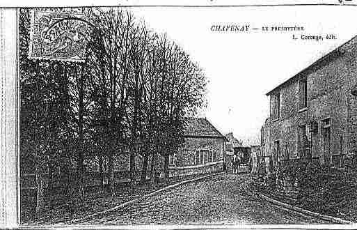 Ville de CHAVENAY Carte postale ancienne