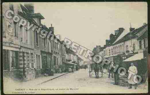 Ville de CHEROY Carte postale ancienne