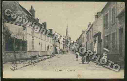 Ville de CHEROY Carte postale ancienne