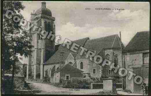 Ville de CHEVANNES Carte postale ancienne