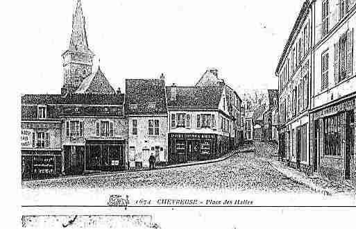 Ville de CHEVREUSE Carte postale ancienne