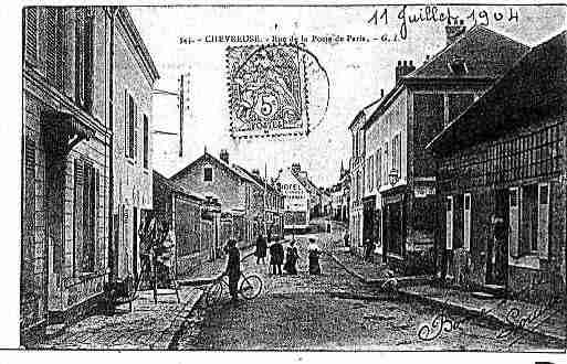 Ville de CHEVREUSE Carte postale ancienne