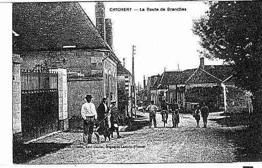 Ville de CHICHERY Carte postale ancienne